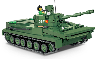 Cobi, Historical Collection, Wojna w Wietnamie, Czołg pływający PT-76, klocki, 737 elementów