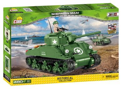Cobi, Small Army, SHERMAN M4A1, klocki, 480 elementów