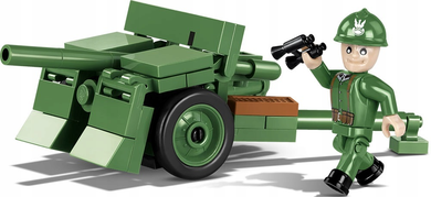 Cobi, Small Army, WWII 37mm wz.36 Bofors, klocki, 70 elementów