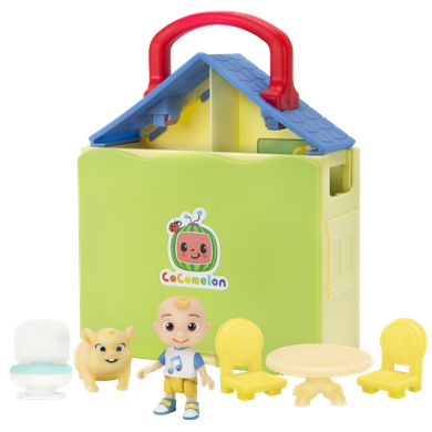 CoComelon, domek Pop n'Play, zestaw z figurkami i akcesoriami