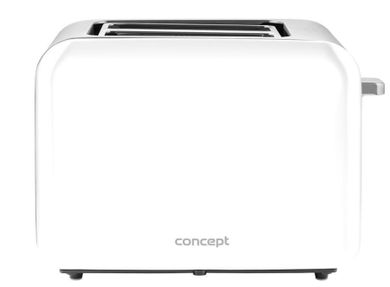 Concept, toster, TE2051, inox, biały