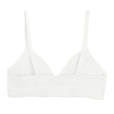 Cool Club, Biustonosz dziewczęcy, prążkowany, biały