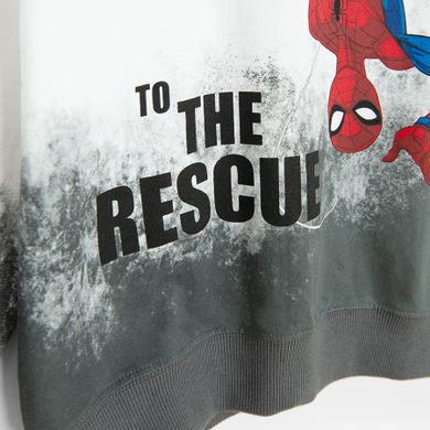 Cool Club, Bluza chłopięca, biała, Spider-Man
