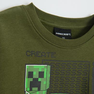 Cool Club, Bluza chłopięca, khaki, Minecraft