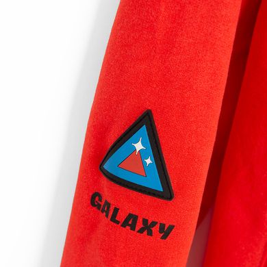 Cool Club, Bluza chłopięca z kapturem, rozpinana, czerwona, NASA