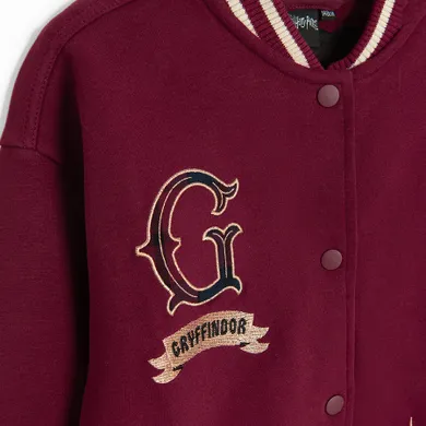 Cool Club, Bluza dziewczęca, rozpinana, bordowa, Harry Potter