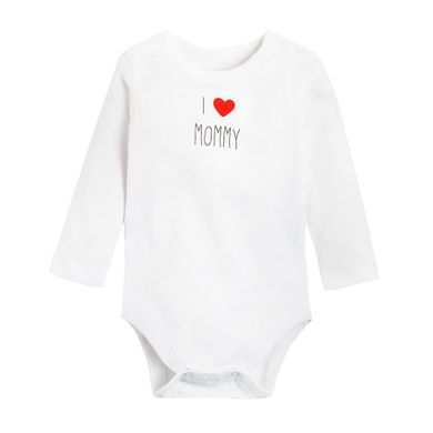 Cool Club, Body niemowlęce z długim rękawem, I love mommy, I love daddy, zestaw, 3 szt.
