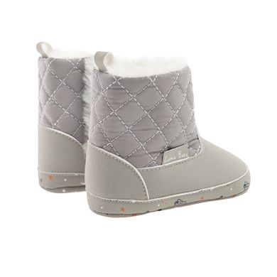 Cool Club, Buty niemowlęce, niechodki, szare, ocieplane