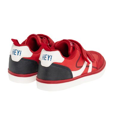 Cool Club, Buty sportowe chłopięce, czerwone, skórzana wkładka