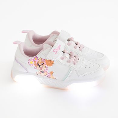Cool Club, Buty sportowe dziewczęce, białe, świecąca podeszwa, Psi Patrol