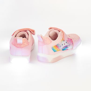 Cool Club, Buty sportowe dziewczęce, różowe, świecąca podeszwa, Koci Domek Gabi
