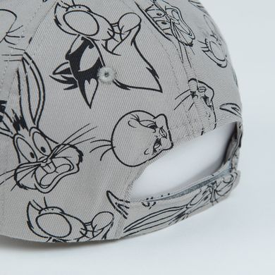 Cool Club, Czapka z daszkiem chłopięca, szara, Looney Tunes