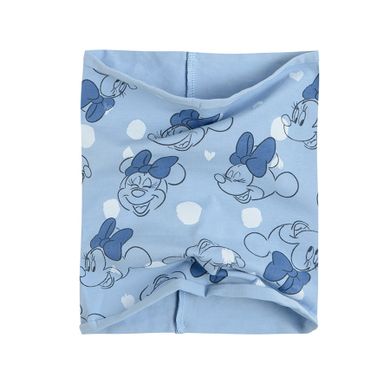 Cool Club, Komplet dziewczęcy, Czapka, Komin, błękitny, Myszka Minnie