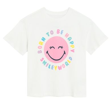 Cool Club, Komplet dziewczęcy, T-shirt, Legginsy kolarki, mix, SmileyWorld