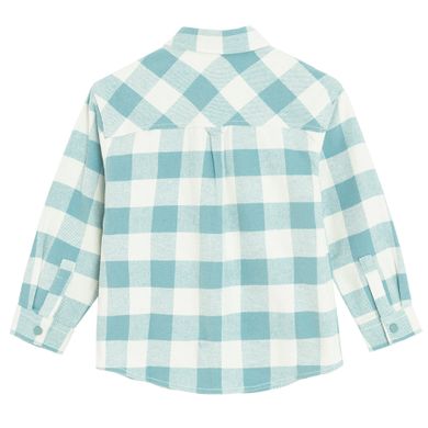 Cool Club, Koszula chłopięca z długim rękawem, flanelowa, niebiesko-biała