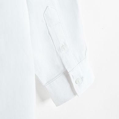 Cool Club, Koszula chłopięca z długim rękawem, regular, biała