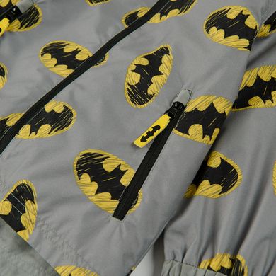 Cool Club, Kurtka chłopięca z kapturem, szara, Batman