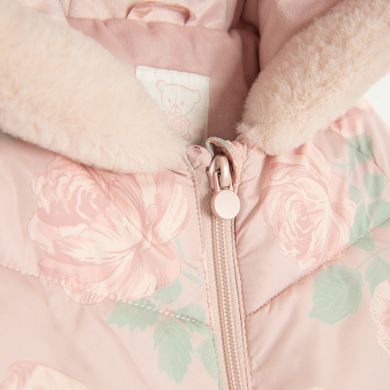 Cool Club, Kurtka dziewczęca z kapturem, ocieplana, różowa