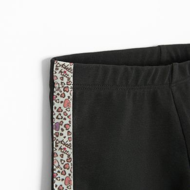 Cool Club, Legginsy dziewczęce, kolarki, czarne, Hello Kitty