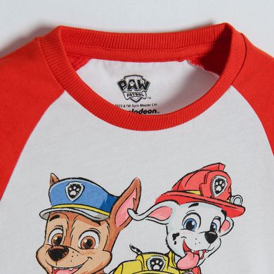 Cool Club, Piżama chłopięca, biało-czerwona, Psi Patrol