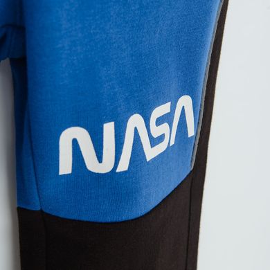 Cool Club, Spodnie dresowe chłopięce, niebieskie, NASA