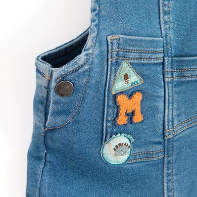 Cool Club, Spodnie ogrodniczki chłopięce, denim