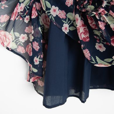 Cool Club, Sukienka dziewczęca z długim rękawem, granatowa