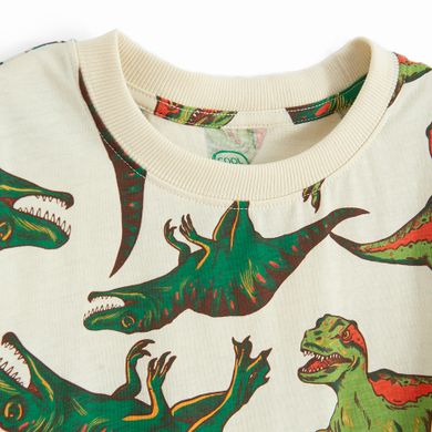 Cool Club, T-shirt chłopięcy, beżowy
