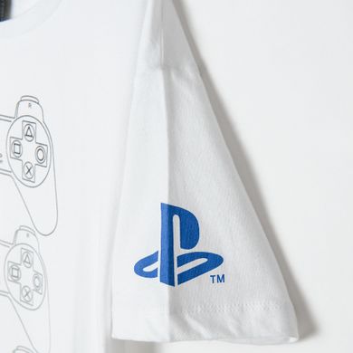 Cool Club, T-shirt chłopięcy, biały, PlayStation
