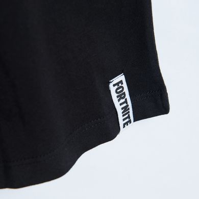 Cool Club, T-shirt chłopięcy, czarny, Fortnite