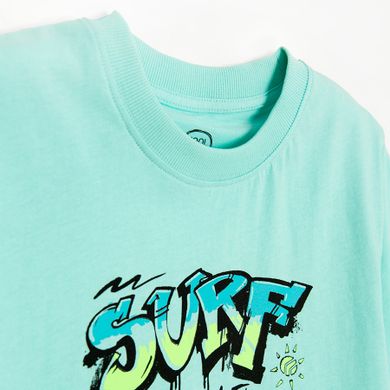 Cool Club, T-shirt chłopięcy, turkusowy
