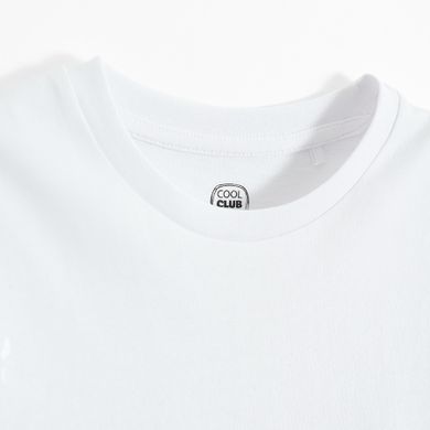 Cool Club, T-shirt dziecięcy, biały, zestaw, 2 szt.