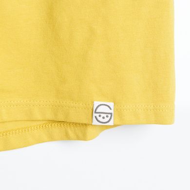 Cool Club, T-shirt dziewczęcy, musztardowy