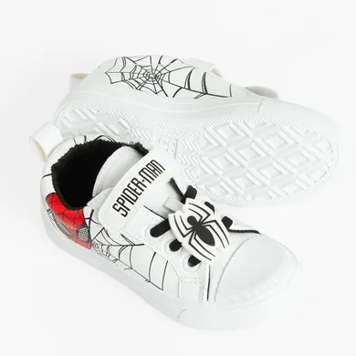 Cool Club, Trampki chłopięce, białe, Spider-Man