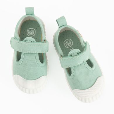 Cool Club, Trampki chłopięce, zielone, Zdrowa Stopa, podeszwa Barefoot