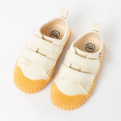 Cool Club, Trampki dziewczęce, beżowo-żółte, tygrys, podeszwa Barefoot