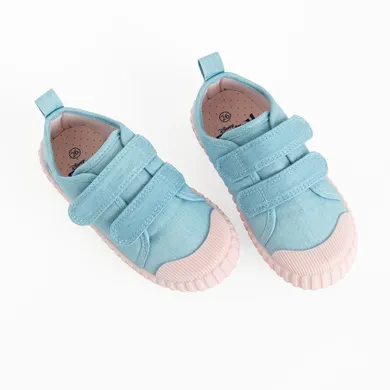 Cool Club, Trampki dziewczęce, niebieskie, Zdrowa Stopa, podeszwa Barefoot, Lilo i Stitch