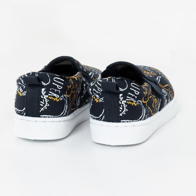Cool Club, Trampki slip on chłopięce, granatowe, dinozaury