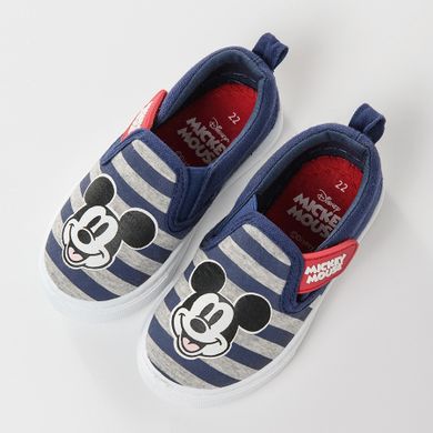 Cool Club, Trampki slip on chłopięce, granatowe, Myszka Miki