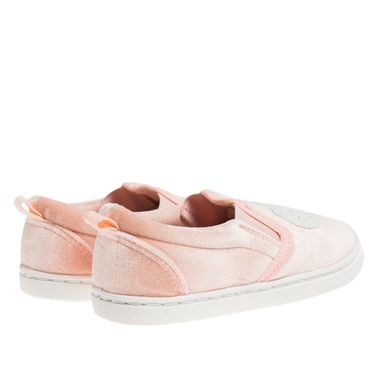 Cool Club, Trampki slip on dziewczęce, różowe, serce