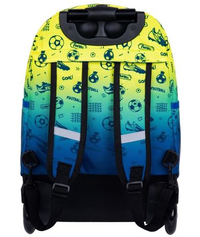 CoolPack, Jack, plecak szkolny, 2-komorowy, na kółkach, Football