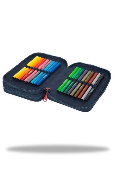 CoolPack, Jumper 2, piórnik 2-komorowy, z wyposażeniem, Offroad