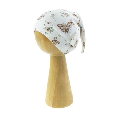 Czapka dziewczęca, biała, Nicol