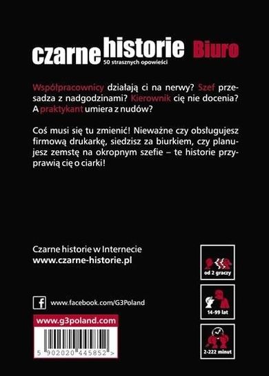 Czarne Historie, Biuro, gra karciana