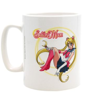 Czarodziejka z Księżyca, mega kubek, Sailor Moon, biały