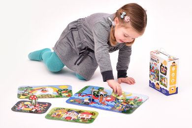 CzuCzu, Baśniowa kraina, puzzle progresywne
