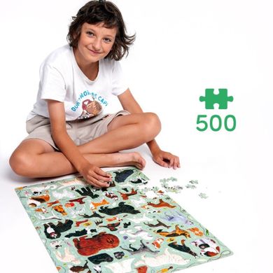 CzuCzu, Puzzlove, Psy, puzzle, 500 elementów