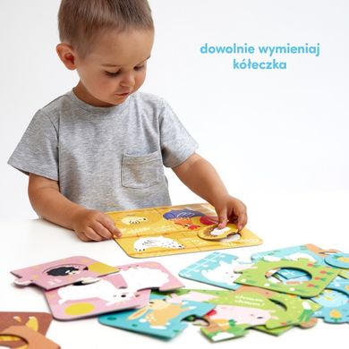 CzuCzu, Układanki z dziurką, Wieś, puzzle, 2+
