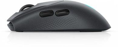 Dell, Alienware Tri-Mode Gaming, bezprzewodowa mysz, AW720M, Dark Side of the Moon