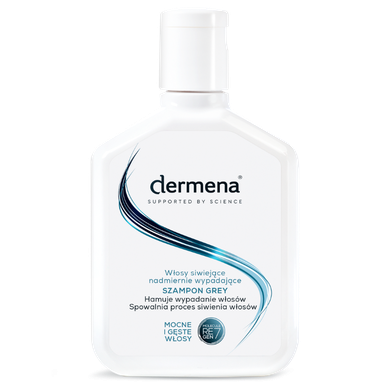 Dermena, Hair Care, szampon do włosów siwiejących, grey, 200 ml